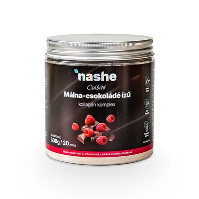 Málna-csokoládé ízű kollagén komplex, 300g