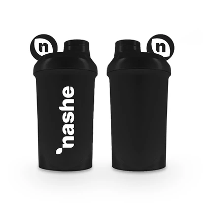 Nashe éjfekete shaker - 600ml