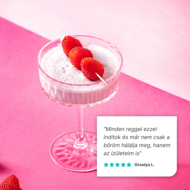 Málna ízű kollagén komplex, 300g
