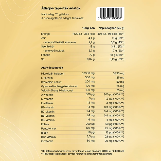 Madártej ízű fehérje shake - 400g